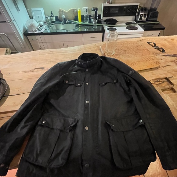 Barbour Dude Waxed military jacket - size large - Picture 4 of 4